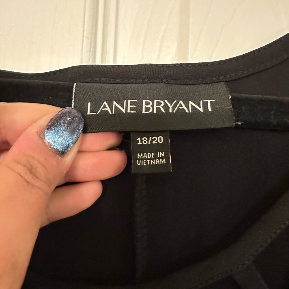 Lane Bryant Strappy Caged Cutout Front Black High Low Maxi Dress - Picture 5 of 8